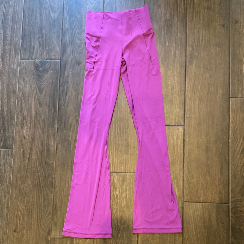 Aerie Offline Women's Magenta Flare Leggings